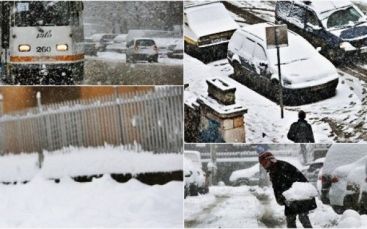 Atentie! E cod portocaliu de ninsoare si viscol. Autostrada A1, blocata. Starea drumurilor din tara, pe judete VIDEO