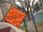 Protest fara perdea in Washington. Tinerii din cadrul Occupy DC au militat goi in capitala Americii FOTO
