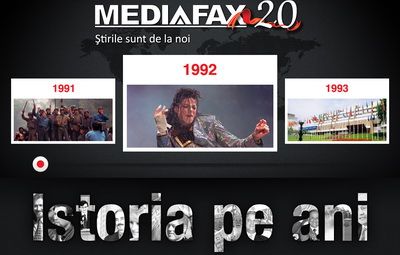 De 20 de ani, Mediafax scrie istoria. Stire cu stire