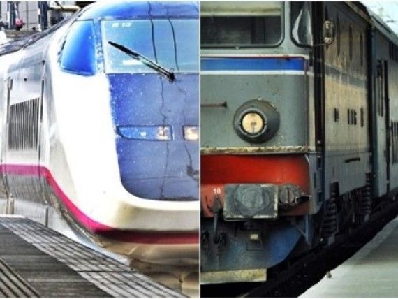 Intarzierile cumulate ale trenurilor in 2010: Romania - 5 ani si 3 luni, Japonia - 36 de secunde