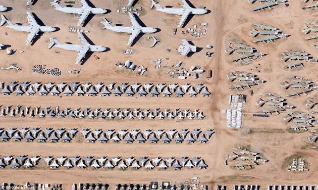 Cimitir de avioane in Arizona