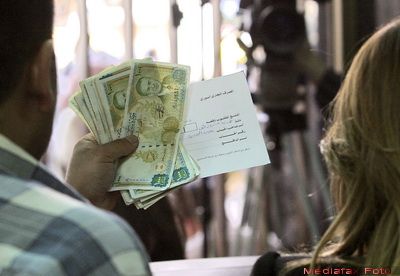 Siria a introdus in circulatie bancnote tiparite in Rusia