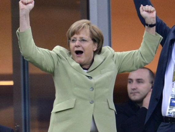 Germania a strivit Grecia. Angela Merkel asa cum nu ai vazut-o niciodata. Imaginile care au facut inconjurul lumii FOTO