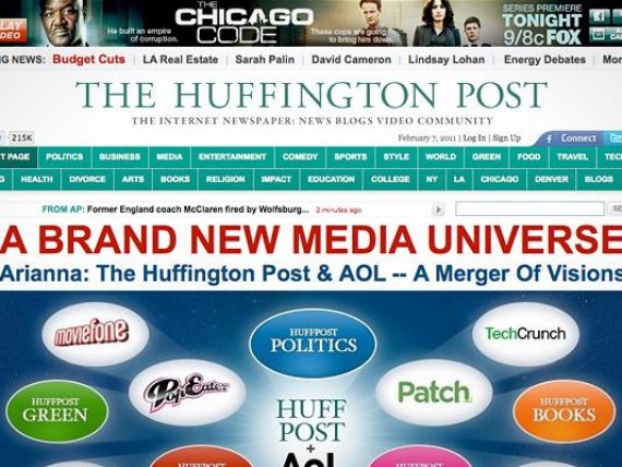 Site-ul american Huffington Post isi lanseaza, luni, propriul post de televiziune online