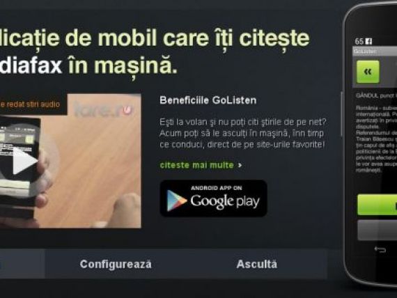 memories mate clue Mediafax Group lanseaza Go Listen, prima aplicatie Android care le citeste  utilizatorilor stirile | InCont | StirileProTv.ro