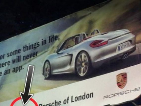 Englezii au facut de ras Porsche in toata lumea cu o greseala de gradinita