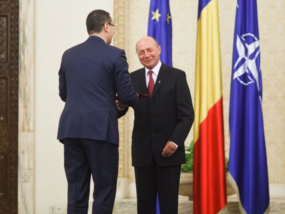 Ponta se intalneste cu Basescu pentru o discutie despre obligatiile externe ale Romaniei