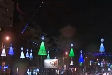 Bucurestiul de poveste. Peste doua milioane de beculete colorate lumineaza Capitala. VIDEO