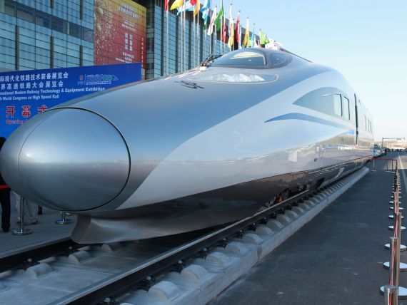 China inaugureaza astazi cea mai lunga linie feroviara rapida din lume, care concureaza avioanele Airbus
