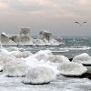 Iarna s-a dezlantuit. Marea Neagra ofera la Constanta spectacolul naturii