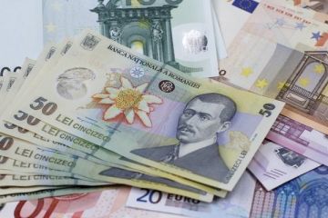 Leul, tot mai puternic. Cursul a coborat la 4,3364 lei/euro, cel mai scazut nivel din ultimele 12 luni