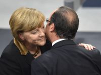 
	Merkel: &quot;Germania si Franta vor face propuneri pentru o uniune monetara mai stabila&quot;
