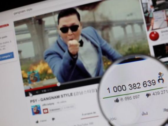 Gangnam Style a generat venituri de peste 8 milioane de dolari pentru YouTube