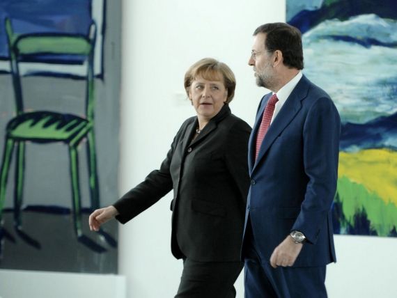 Neintelegeri la nivel inalt. Merkel il contrazice pe Rajoy: Natiunile puternice din zona euro nu trebuie sa sustina economia regiunii