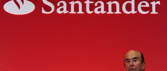 Profitul bancii spaniole Santander a scazut anul trecut cu 60%, minimul din ultimul deceniu