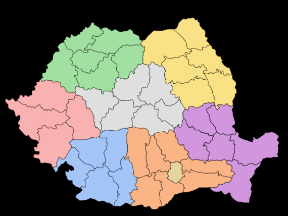Politicienii propun o varianta de impartire a Romaniei in 10 regiuni. Autoritatile locale se bat pe centrele regionale, care vor administra bugetele