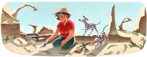 Google si-a schimbat logo-ul pentru a o sarbatori pe Mary Leakey