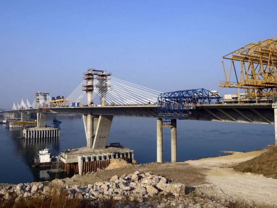 Al doilea pod intre Romania si Bulgaria va fi inaugurat de ziua Europei, pe 9 mai