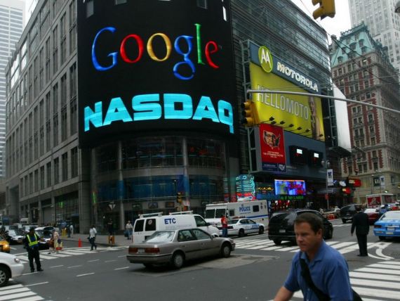 Actiunile Google au depasit 800 dolari pe unitate, pentru prima oara in istoria companiei