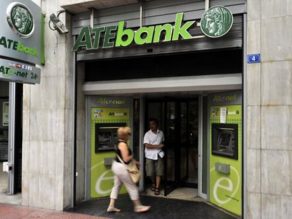 Piraeus a vandut miercuri filiala ATE Bank din Romania, pentru aproximativ 10 mil. euro