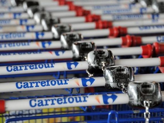 Vanzarile Carrefour au scazut, in primul trimestru, cu 1,3%, la 20,8 miliarde euro
