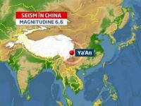 Un cutremur cu magnitudinea 7 s-a produs vineri noapte in China. Cel putin 100 de morti si 2.000 de raniti