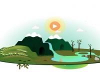 Google celebreaza astazi Ziua Pamantului printr-un logo special interactiv