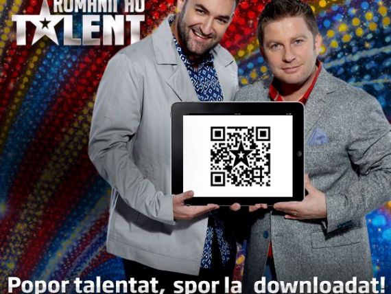 Downloaduri record pe smartphone si tableta pentru aplicatia Romanii au talent, cea mai descarcata din App Store imediat dupa lansare