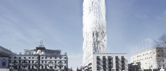 Design-ul care ar putea schimba arhitectura oraselor. Ultima propunere, zgarie-norii imblaniti . FOTO