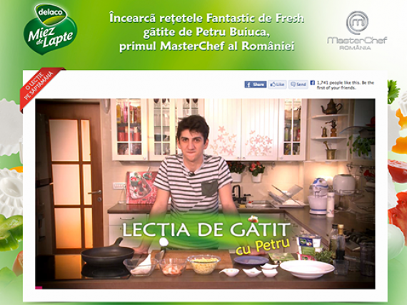 Retete VIDEO interactive Fantastic de Fresh. Lectia de gatit cu Petru Buiuca, primul MasterChef al Romaniei