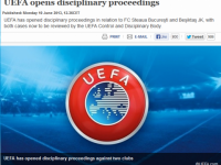 
	UEFA a deschis procedura disciplinara impotriva Stelei
