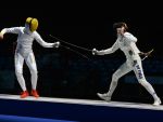 Echipa feminina de spada a Romaniei, medaliata cu argint la Campionatele Europene
