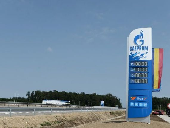 Gigantul rus Gazprom a deschis 10 benzinarii in Romania si vrea sa ajunga la 120, dupa investitii de 150 mil. euro