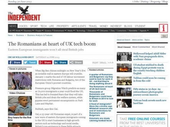 Exista si romani pe care britanicii ii vor. The Independent: Specialistii in IT ar putea deveni un fel de noi instalatori polonezi