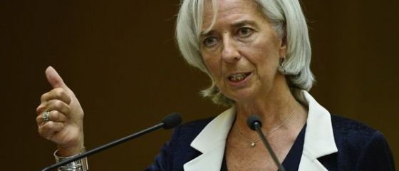Lagarde sfatuieste Romania sa nu se grabeasca sa intre in uniunea monetara
