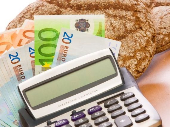 Evaziunea fiscala in sectorul painii a fost anul trecut de 340 milioane de euro, aproape 60% din totalul productiei