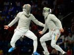 Echipa masculina de sabie a Romaniei, medalie de argint la CM de la Budapesta