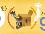 Google si-a schimbat astazi logo-ul: pisica lui Erwin Schrödinger are Doodle