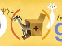 Google si-a schimbat astazi logo-ul: pisica lui Erwin Schrödinger are Doodle