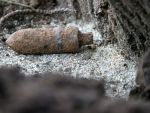 Un obuz de aviatie de aproximativ o suta de kilograme, descoperit pe un santier din Galati
