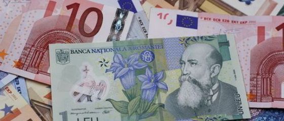 Cursul BNR a scazut la 4,4288 lei/euro si a atins cel mai redus nivel din ultimele doua saptamani