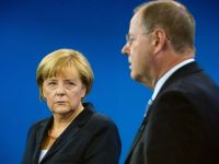 Angela Merkel, la egalitate cu contracandidatul sau, Peer Steinbrück, la singura dezbatere televizata inainte de alegeri