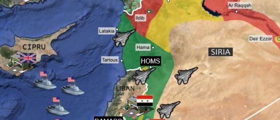 HARTA INTERACTIVA. Criza din Siria: zonele cheie si desfasurarea armata