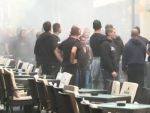 Incidente violente intre suporterii unguri si jandarmi in Centrul Vechi si Gara de Nord