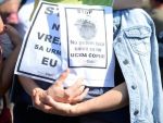 Un nou protest fata de problema maidanezilor in parcul Izvor din Capitala