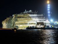Operatiunea de redresare a pachebotului naufragiat Costa Concordia s-a incheiat