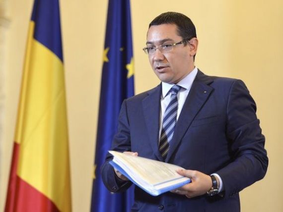 Ponta: Exista interese economice din afara ca Romania sa nu isi redeschida mineritul si sa nu fie independenta din punctul de vedere al gazelor
