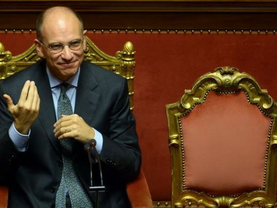 Italia a trecut proba de foc. Guvernul Letta a obtinut votul de incredere in Parlament