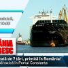 Duminica, la Romania, te iubesc! : Refuzata in sapte tari europene, primita in Romania. Cum a ajuns bomba toxica plutitoare in Portul Constanta