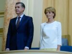 Principele Radu si Principesa Margareta, intampinati la Chisinau cu manifestatii